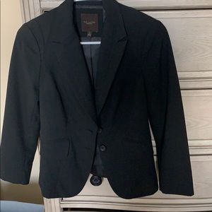 The limited black suit jacket blazer size 0